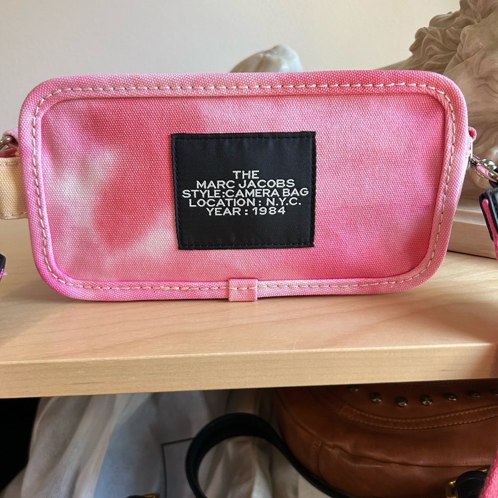 Marc Jacobs Pink and Cream Zip Pouch - Picture 2 of 6